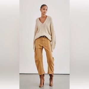 Nili Lotan Shon Pants, Size 4, Camel